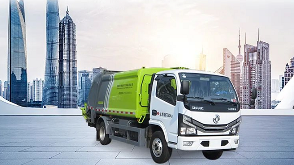 凌宇壓縮式垃圾車-固廢生活垃圾污物克星！